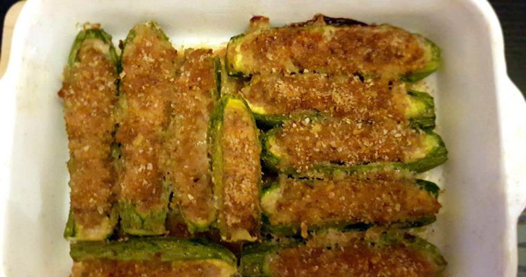 Zucchine Ripiene Gratinate in Forno
