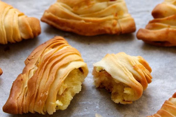 Sfogliatelle speck e patate