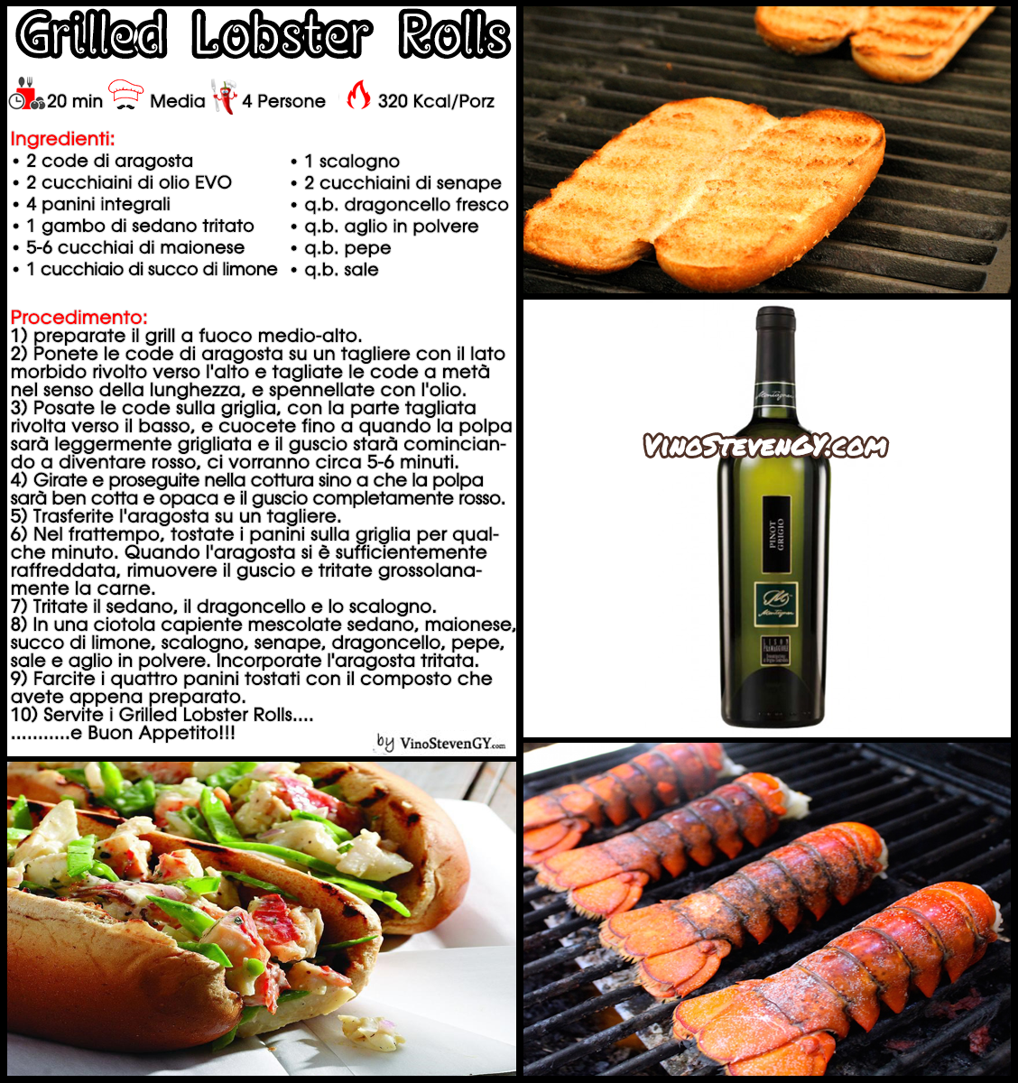 Grilled Lobster Rolls del Maine - panino aragosta - fotoricetta america - Rostivendolo - StevenGY