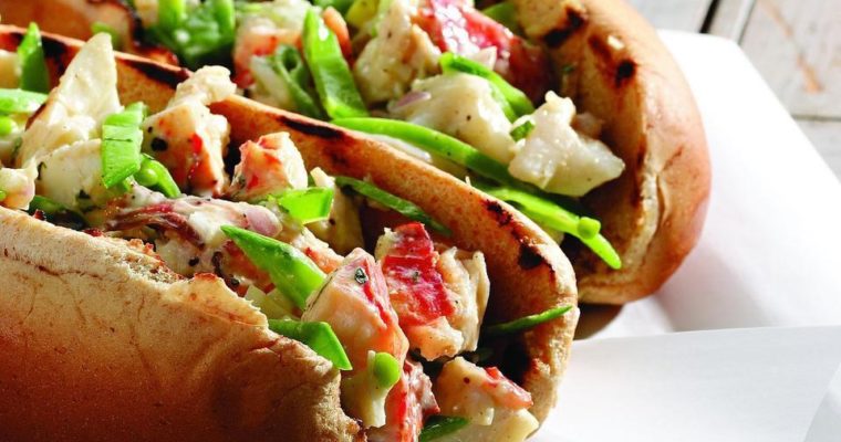 Grilled Lobster Rolls del Maine