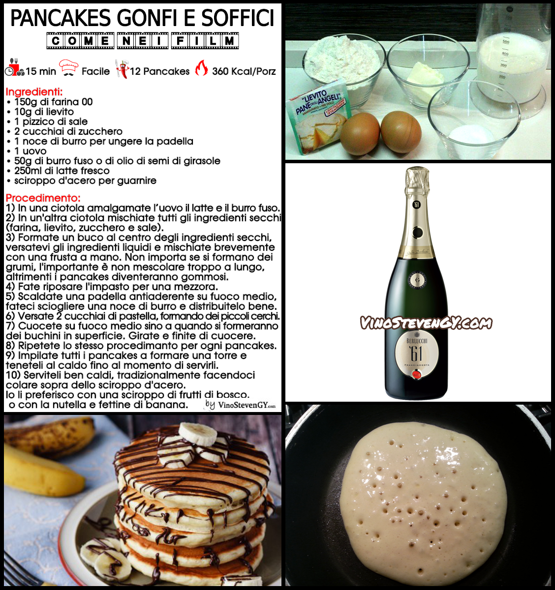 pancakes gonfi e soffici - fotoricetta - berlucchi - il rostivendolo - StevenGY