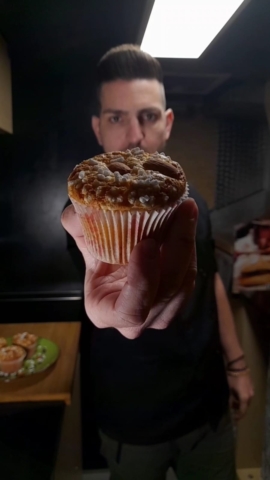 ricetta muffin di pasqua, muffin colomba, monoporzione