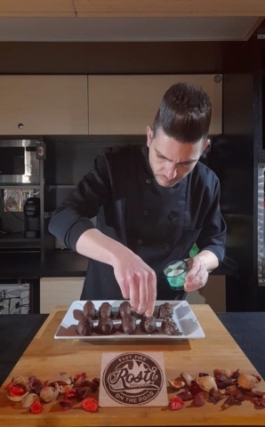 ricetta bounty, dolcetti cocco e cioccolato