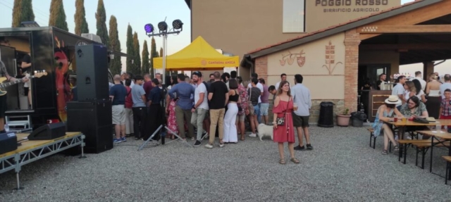 Rostivendolo al Birrificio Agricolo Poggio Rosso Peccioli Toscana