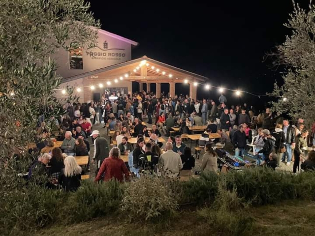 Rostivendolo al Birrificio Agricolo Poggio Rosso Peccioli Toscana